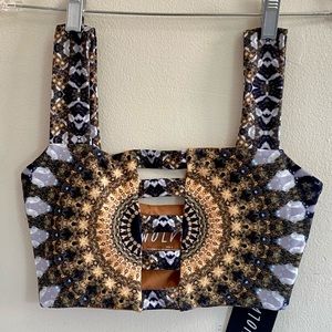 Wolven Noor Front Cut-out Top